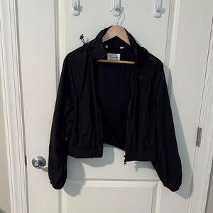Lacoste Black Windbreaker Jacket